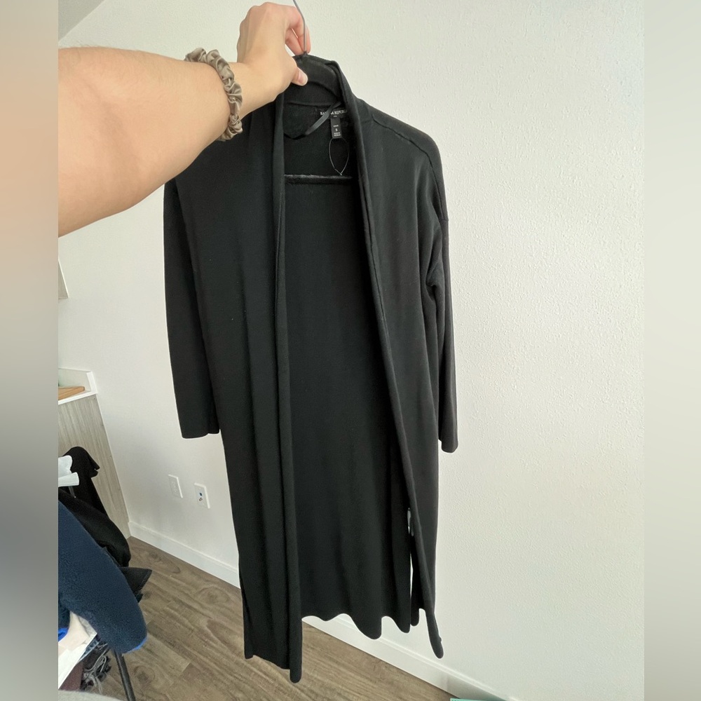 Banana Republic Long Open-Front Sweater Cardigan